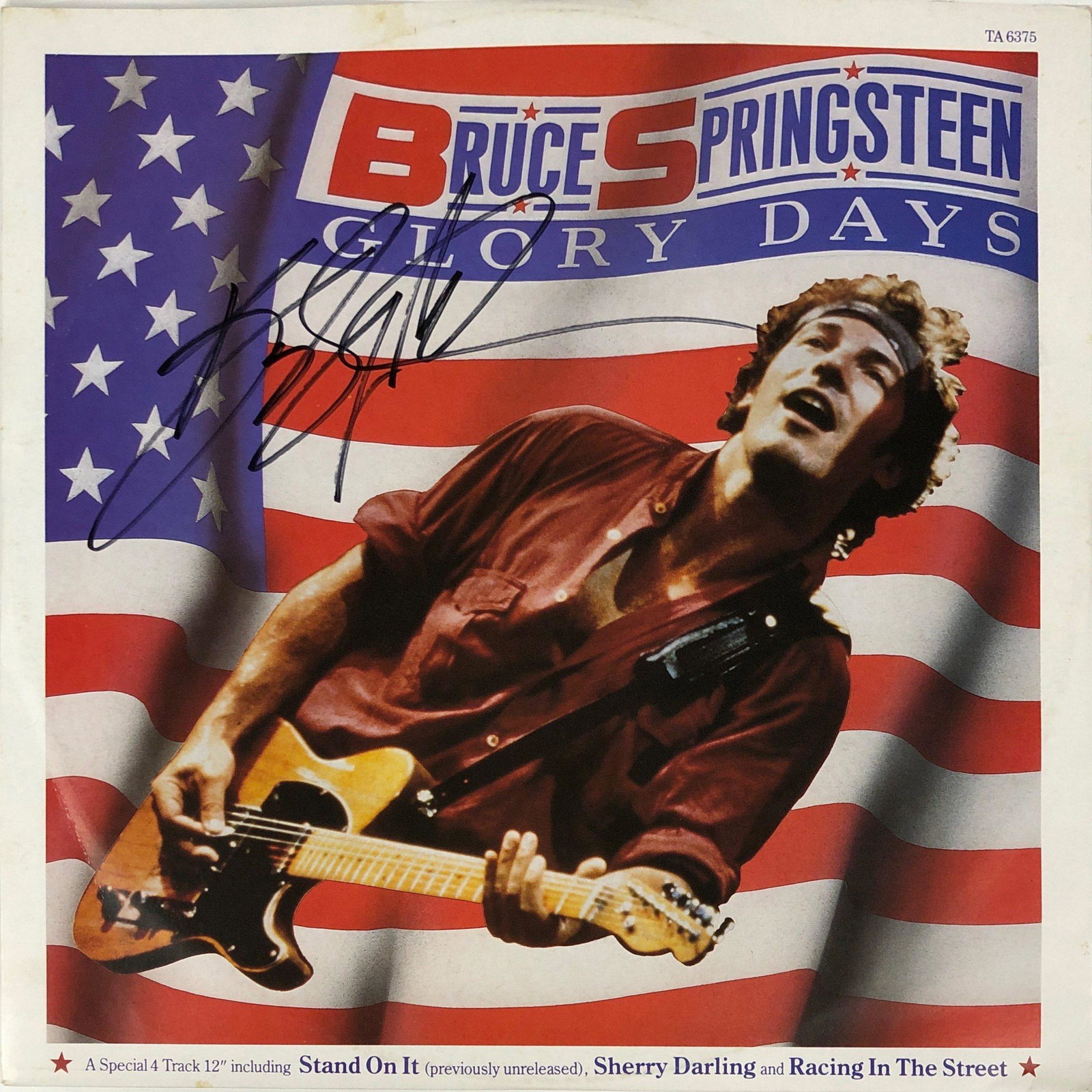 Signed Bruce Springsteen Glory Days Vinyl: Our company has been collectibles business since 2008. All items are unique and valuable for all the collectors. Our company is all online based and will be shipping from our warehouses or different c