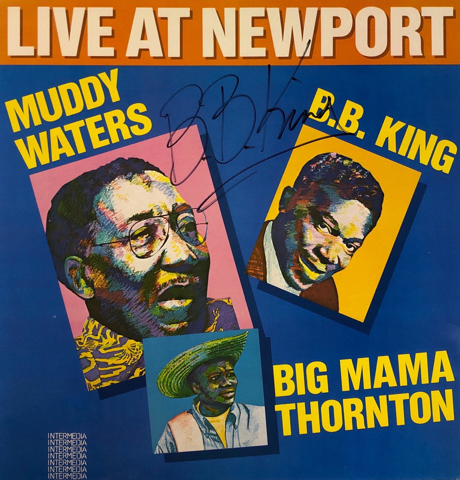 Signed BB King Live at Newport Vinyl: Our company has been collectibles business since 2008. All items are unique and valuable for all the collectors. Our company is all online based and will be shipping from our warehouses or different c