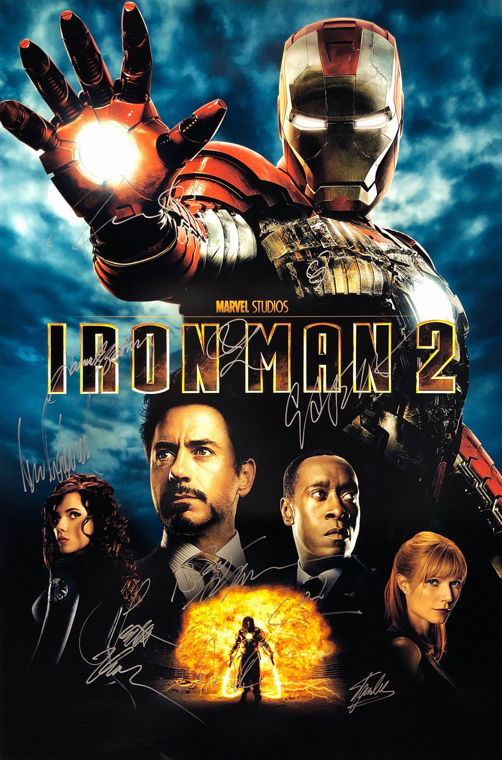 Signed Iron Man 2 Stan Lee Poster: Our company has been collectibles business since 2008. All items are unique and valuable for all the collectors. Our company is all online based and will be shipping from our warehouses or different c