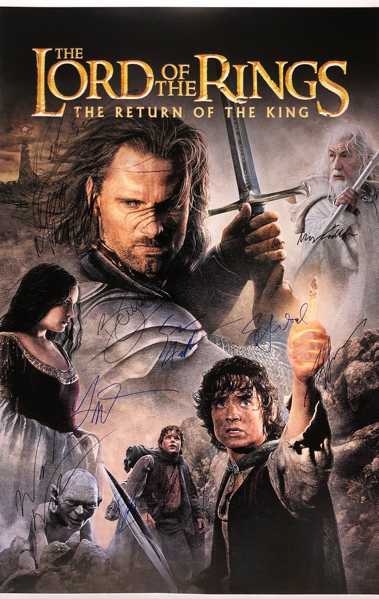 Signed Lord of The Rings The Return of The King Poster: Our company has been collectibles business since 2008. All items are unique and valuable for all the collectors. Our company is all online based and will be shipping from our warehouses or different c