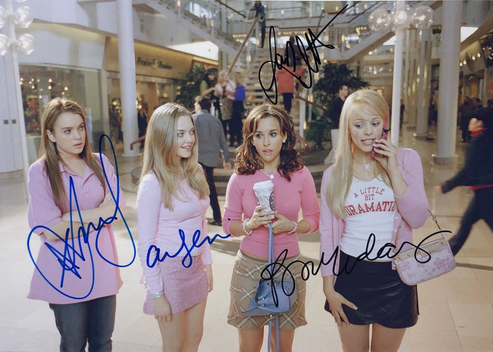 Mean Girls Amanda Seyfried Autographed Signed Photo: Autographed by: Lacey Chabert, Lindsay Lohan, Rachel McAdams, Amanda Seyfried Size: 8" x 10" Our company has been collectibles business since 2008. All items are unique and valuable for all the collec