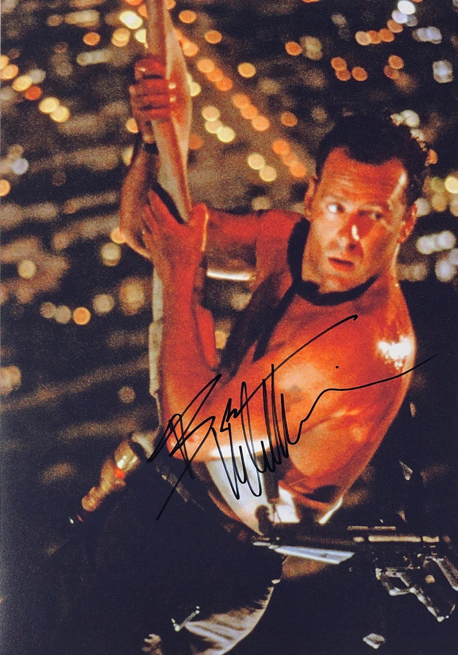 Die Hard Bruce Willis Autographed Signed Photo: Autographed by: Bruce Willis Size: 8" x 10" Our company has been collectibles business since 2008. All items are unique and valuable for all the collectors. Our company is all online based and will be