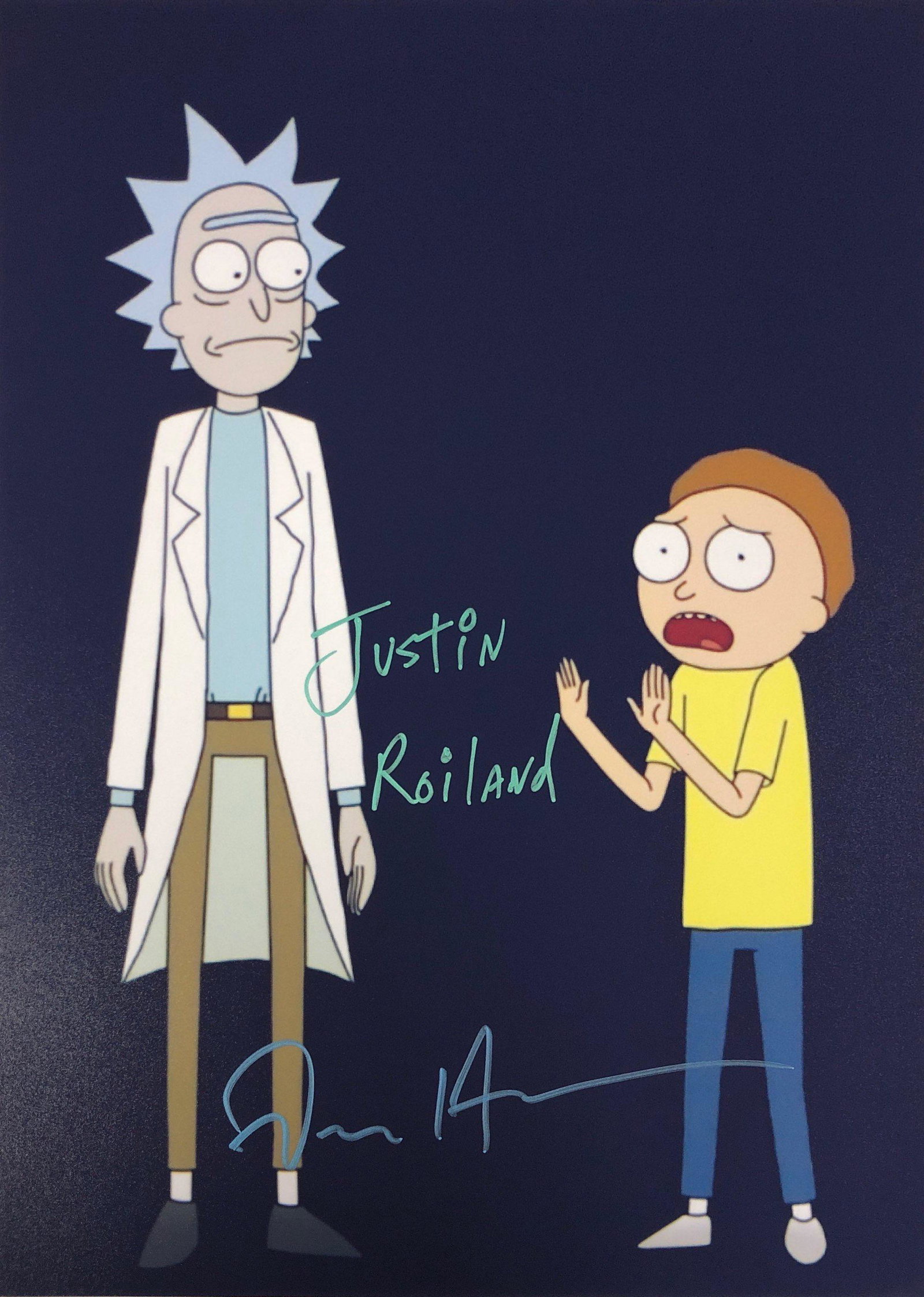 Rick and Morty Justin Roiland Dan Harmon Autographed: Autographed by: Justin Roiland, Dan Harmon Size: 8" x 10" Our company has been collectibles business since 2008. All items are unique and valuable for all the collectors. Our company is all online bas