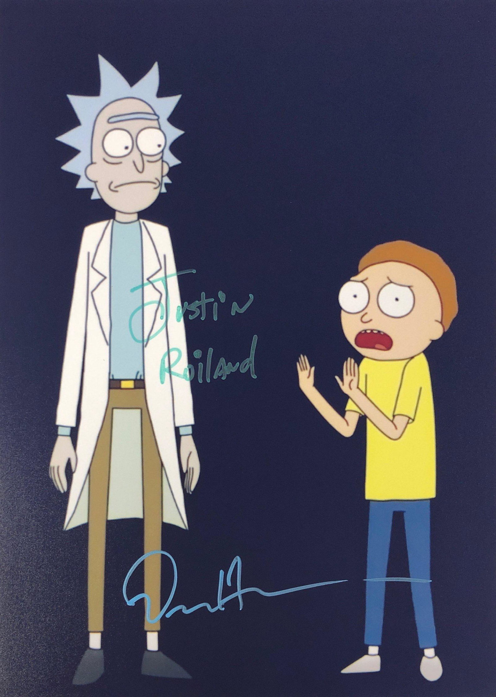 Rick and Morty Justin Roiland Dan Harmon Autographed: Autographed by: Justin Roiland, Dan Harmon Size: 8" x 10" Our company has been collectibles business since 2008. All items are unique and valuable for all the collectors. Our company is all online bas