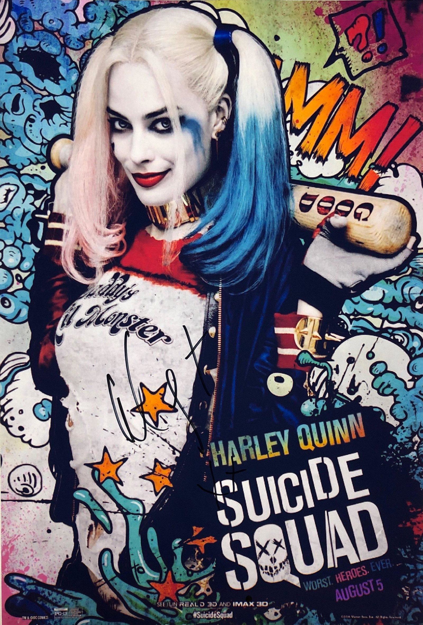 Margot Robbie Signed Autograph Harley Quinn Photo: Autographed by: Margot Robbie Our company has been collectibles business since 2008. All items are unique and valuable for all the collectors. Our company is all online based and will be shipping from