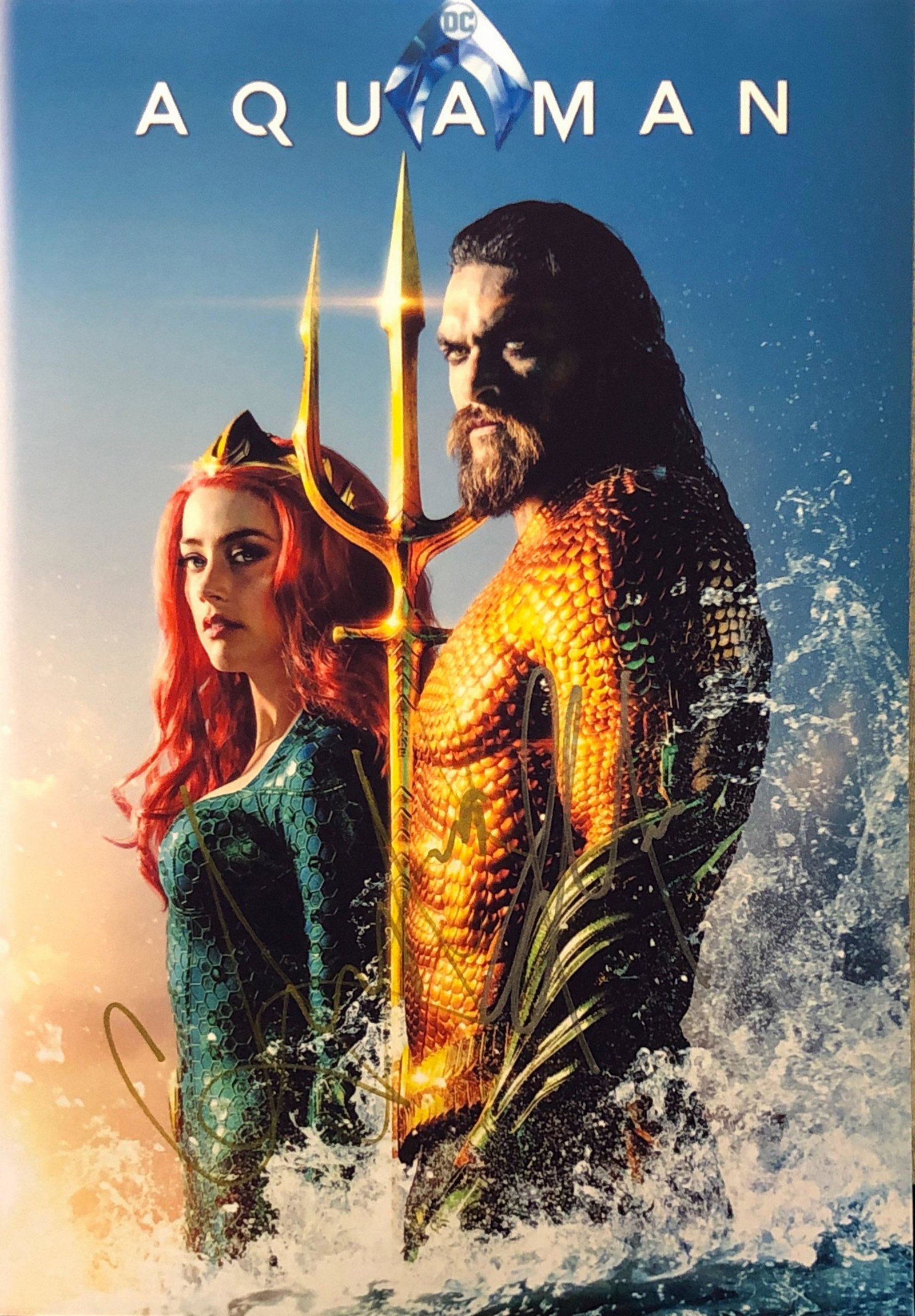 DC Aquaman Mera Jason Momoa Amber Heard Autographed: Autographed by: Jason Momoa Amber Heard Size: 8" x 10" Our company has been collectibles business since 2008. All items are unique and valuable for all the collectors. Our company is all online based 