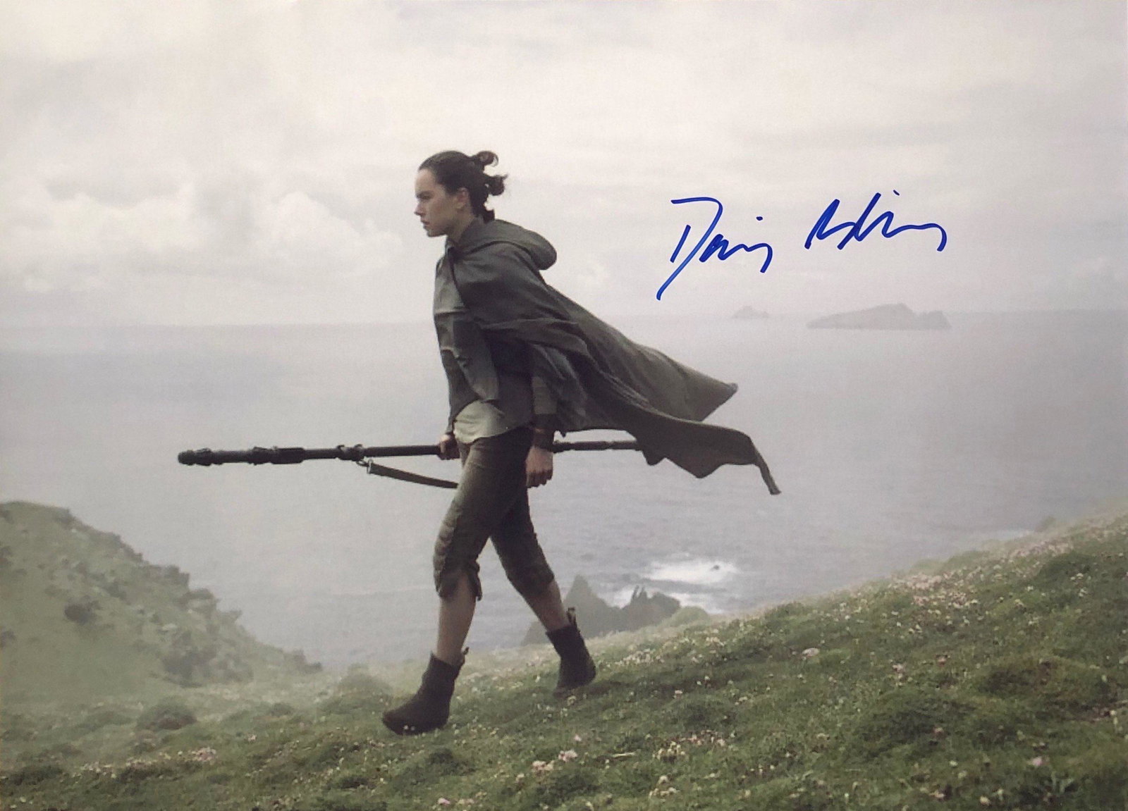 Star Wars Rey Daisy Ridley Autographed Signed Photo: Autographed by: Daisy Ridley Size: 8" x 10" Our company has been collectibles business since 2008. All items are unique and valuable for all the collectors. Our company is all online based and will be