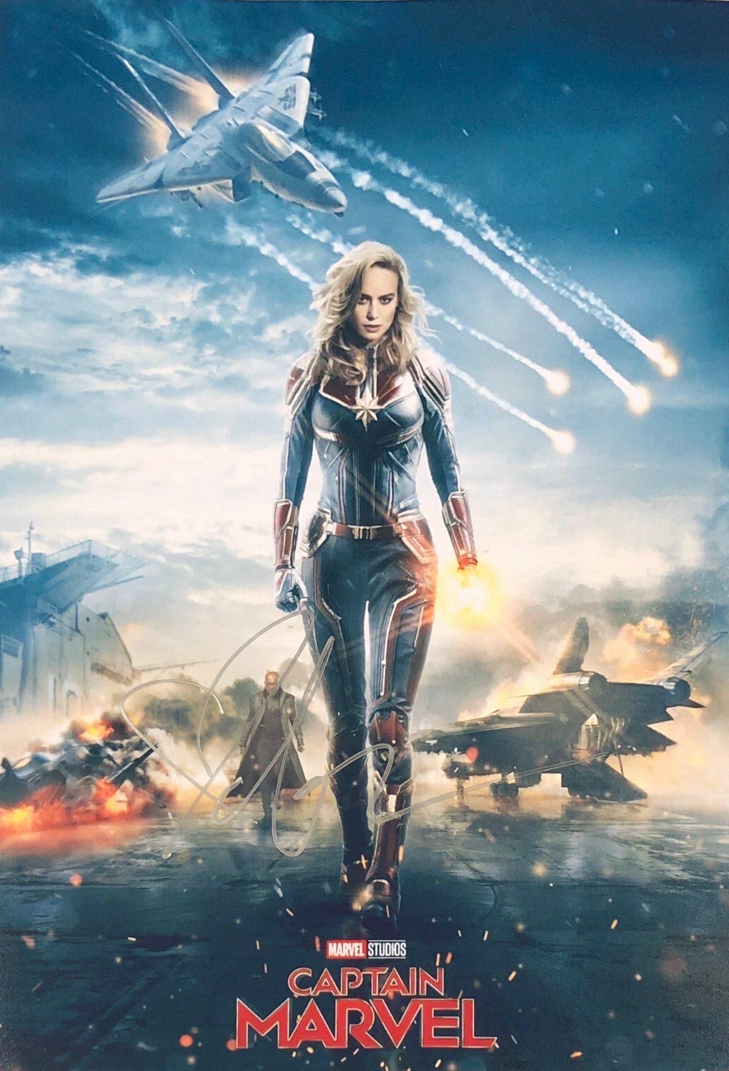 Avengers Captain Marvel Brie Larson Autographed Signed: Autographed by: Brie Larson Size: 8" x 10" Our company has been collectibles business since 2008. All items are unique and valuable for all the collectors. Our company is all online based and will be 