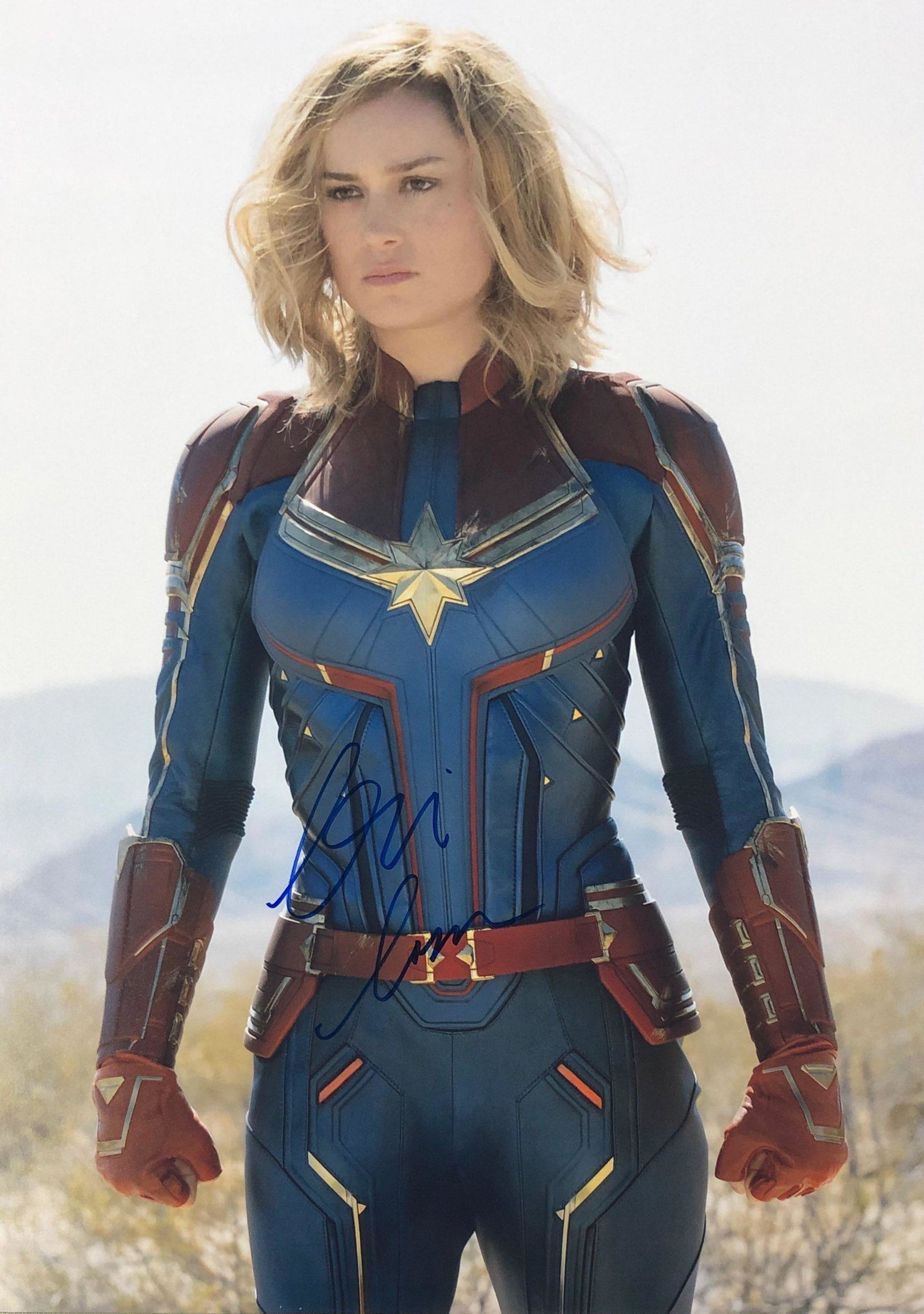 Avengers Captain Marvel Brie Larson Autographed Signed: Autographed by: Brie Larson Size: 8" x 10" Our company has been collectibles business since 2008. All items are unique and valuable for all the collectors. Our company is all online based and will be 