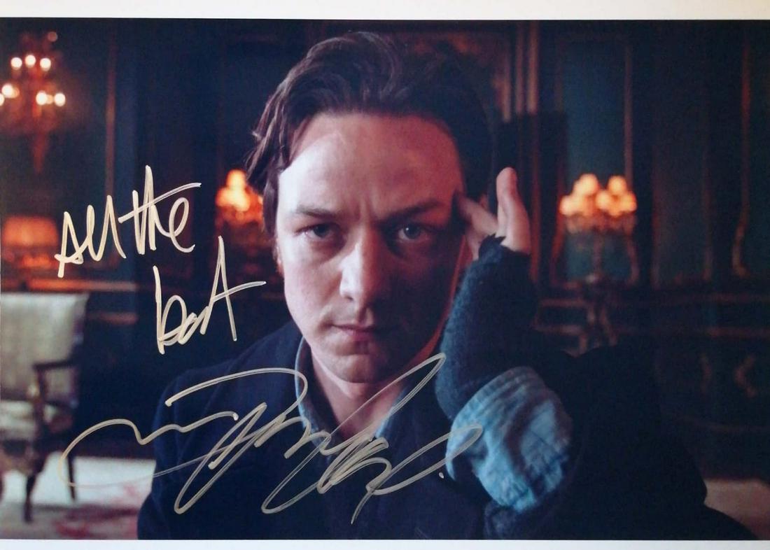 Marvel X-men Charles Xavier James McAvoy Autographed: Autographed by: James McAvoy Size: 8" x 10" Our company has been collectibles business since 2008. All items are unique and valuable for all the collectors. Our company is all online based and will be