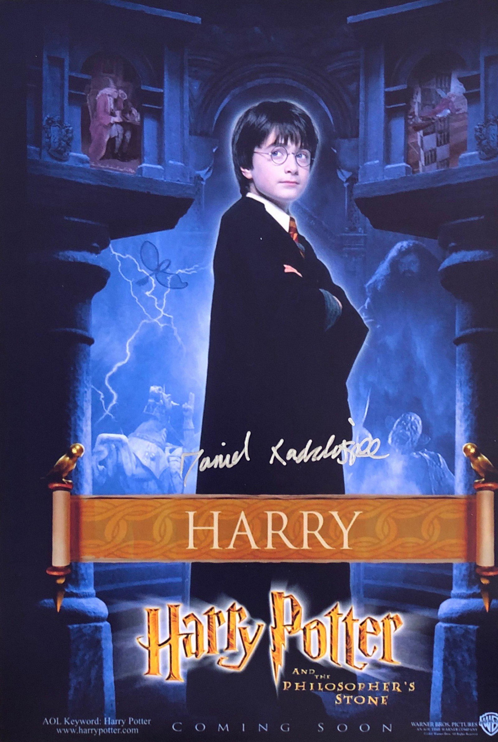 Daniel Radcliffe Harry Potter Sorcerer's Stone SIGNED: Autographed by: Daniel Radcliffe Size: 8" x 10" Our company has been collectibles business since 2008. All items are unique and valuable for all the collectors. Our company is all online based and wil