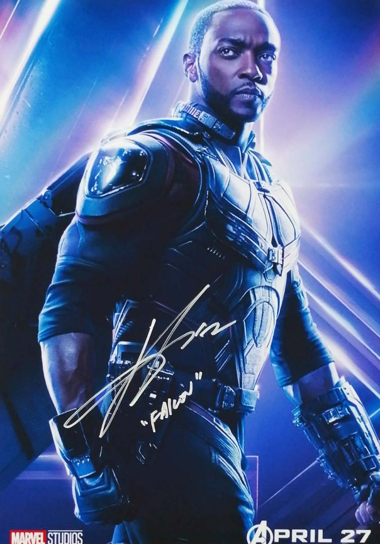 Avengers Infinity War Anthony Mackie SIGNED Autographed: Autographed by: Anthony Mackie Size: 8" x 10" Our company has been collectibles business since 2008. All items are unique and valuable for all the collectors. Our company is all online based and will 