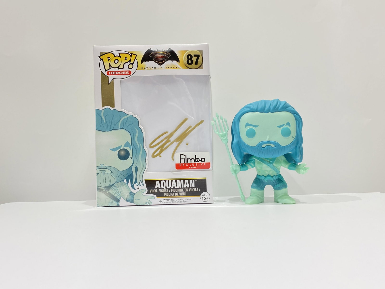 DC Aquaman Blue Jason Momoa Funko Pop Autographed: Autographed by: Jason Momoa Our company has been collectibles business since 2008. All items are unique and valuable for all the collectors. Our company is all online based and will be shipping from o
