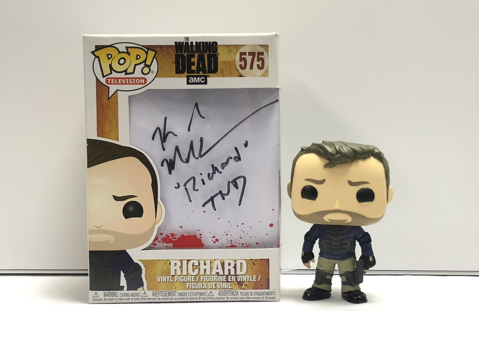 Walking Dead Richard Karl Makinen Funko Pop Autographed: Autographed by: Karl Makinen Our company has been collectibles business since 2008. All items are unique and valuable for all the collectors. Our company is all online based and will be shipping from 