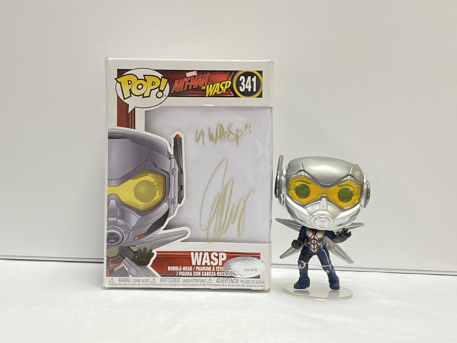 Ant-man & the Wasp Evangeline Lilly Funko Pop: Autographed by: Evangeline Lilly Our company has been collectibles business since 2008. All items are unique and valuable for all the collectors. Our company is all online based and will be shipping f