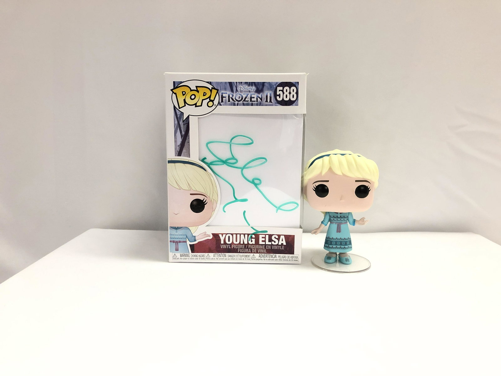 Frozen 2 Young Elsa Idina Menzel SIGNED Funko Pop: Autographed by: Idina Menzel Our company has been collectibles business since 2008. All items are unique and valuable for all the collectors. Our company is all online based and will be shipping from 