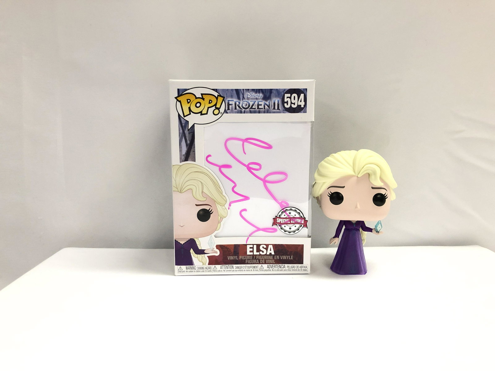 Frozen 2 Elsa Idina Menzel SIGNED Funko Pop: Autographed by: Idina Menzel Our company has been collectibles business since 2008. All items are unique and valuable for all the collectors. Our company is all online based and will be shipping from 