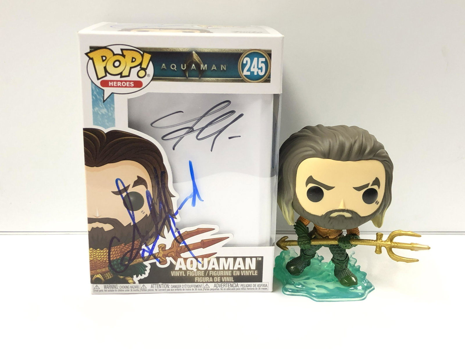 Aquaman Jason Momoa Willem Dafoe Signed Figure: Autographed by: Jason Momoa, Amber Heard, Willem Dafoe, Patrick Wilson, Nicole Kidman, Dolph Lundgren Our company has been collectibles business since 2008. All items are unique and valuable for all t