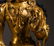 TIBETAN GILT BRONZE SEATED STATUE HOLDING PESTLE - 2