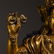 TIBETAN GILT BRONZE SEATED STATUE HOLDING PESTLE - 3