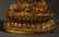 TIBETAN GILT BRONZE SEATED STATUE HOLDING PESTLE - 8