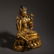 TIBETAN GILT BRONZE LOTUS HAND GUANYIN SEATED BUDDHA - 5