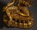 TIBETAN GILT BRONZE LOTUS HAND GUANYIN SEATED BUDDHA - 7
