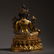 TIBETAN GILT BRONZE LOTUS HAND GUANYIN SEATED BUDDHA - 9