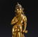 TIBETAN GILT BRONZE STANDING BUDDHA STATUE - 2