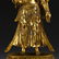 TIBETAN GILT BRONZE LOTUS HAND GUANYIN STANDING STATUE - 5