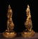 PAIR OF CHINESE GILT BRONZE CAST RITUAL INSTRUMENTS - 9