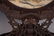 CHINESE ROSEWOOD CARVED STONE INLAID TABLE SCREEN - 9