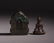 CHINESE ANCIENT BRONZE SEATED BUDDHIST