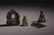 CHINESE ANCIENT BRONZE SEATED BUDDHIST - 5