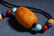 AN ANCIENT CHINESE AMBER CARVED NECKLACE - 7