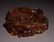 CHINESE AMBER CARVED FISH PATTERN BRUSH WASHER - 2
