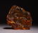 CHINESE AMBER CARVED FISH PATTERN BRUSH WASHER - 3