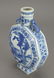 CHINESE BLUE AND WHITE PORCELAIN MOON FLASK VASE - 2