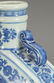 CHINESE BLUE AND WHITE PORCELAIN MOON FLASK VASE - 5