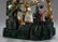 CHINESE MALACHITE ROCK GEM STONE INLAID TABLE ITEM - 9