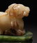 A CHINESE BEAST SHAPE WHITE JADE TABLE ITEM - 5
