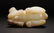 A CHINESE BEAST SHAPE WHITE JADE TABLE ITEM - 7