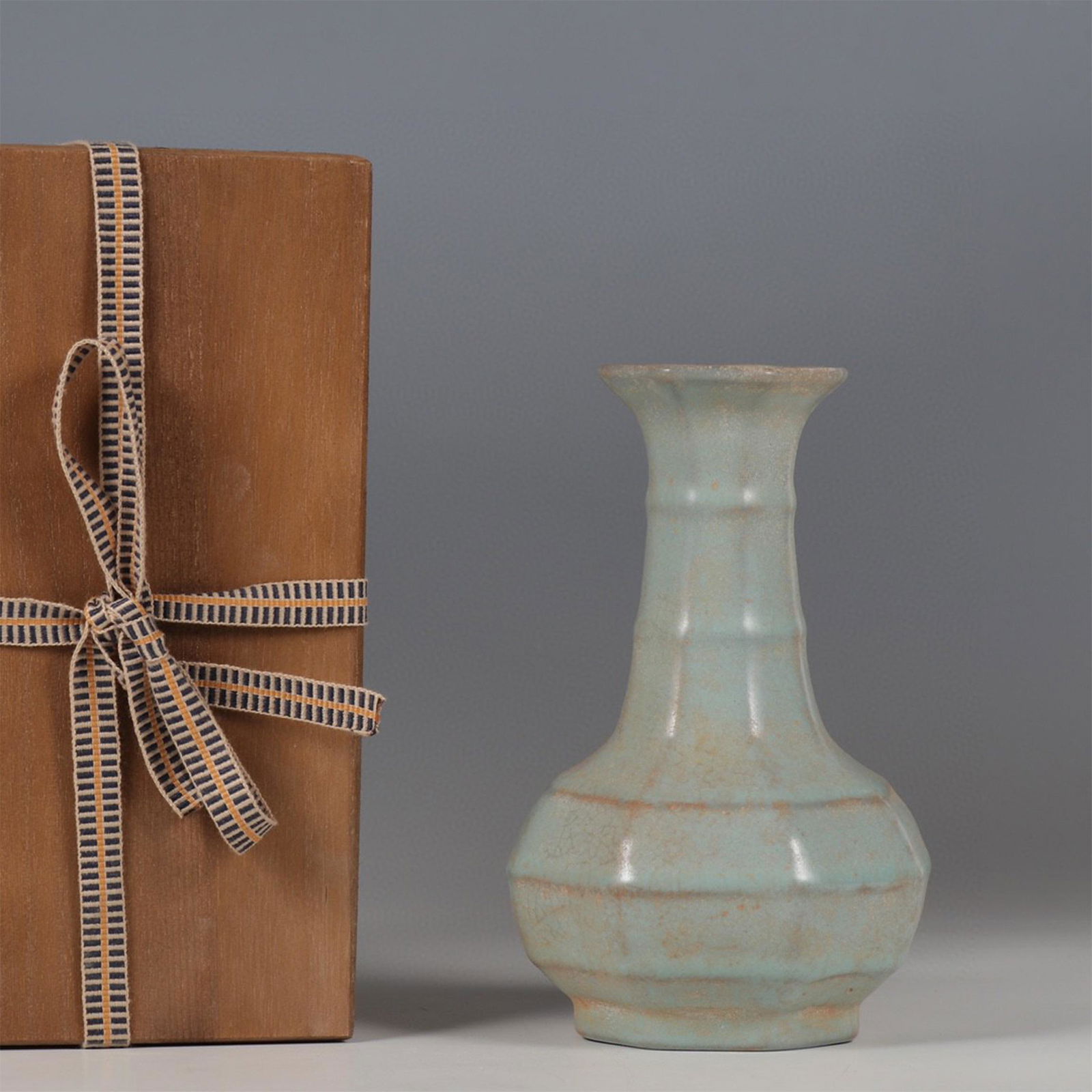 A Chinese Ru-Type Glazed Porcelain Vase (1 of 9)