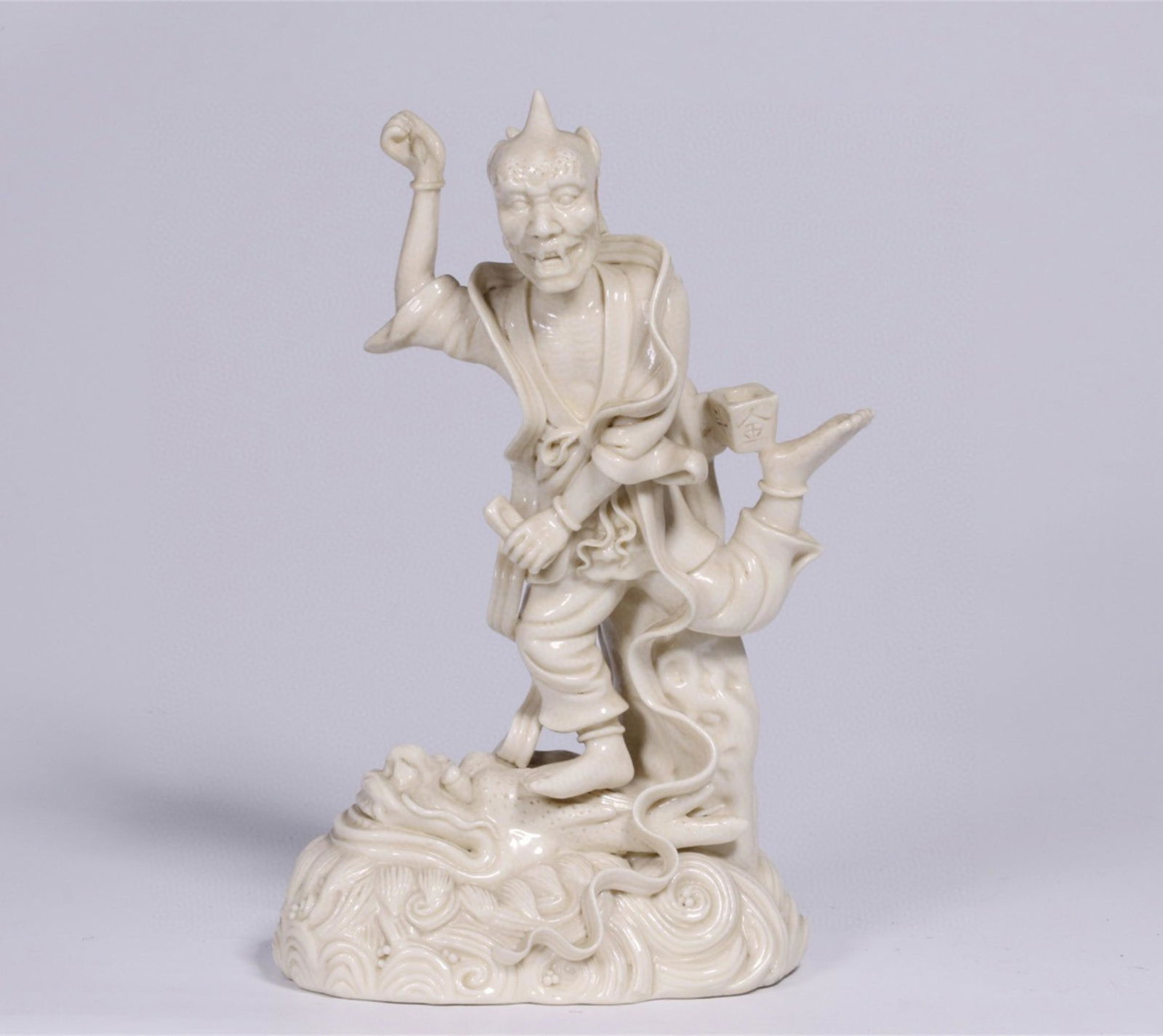 A Chinese White Glazed Porcelain Figure Decoration (1 of 9)