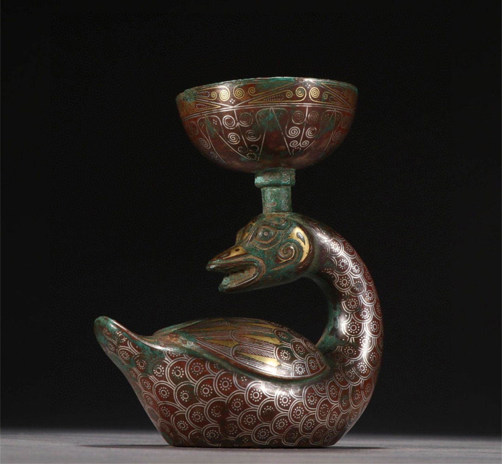 A Chinese Bronze Lamp (1 of 9)