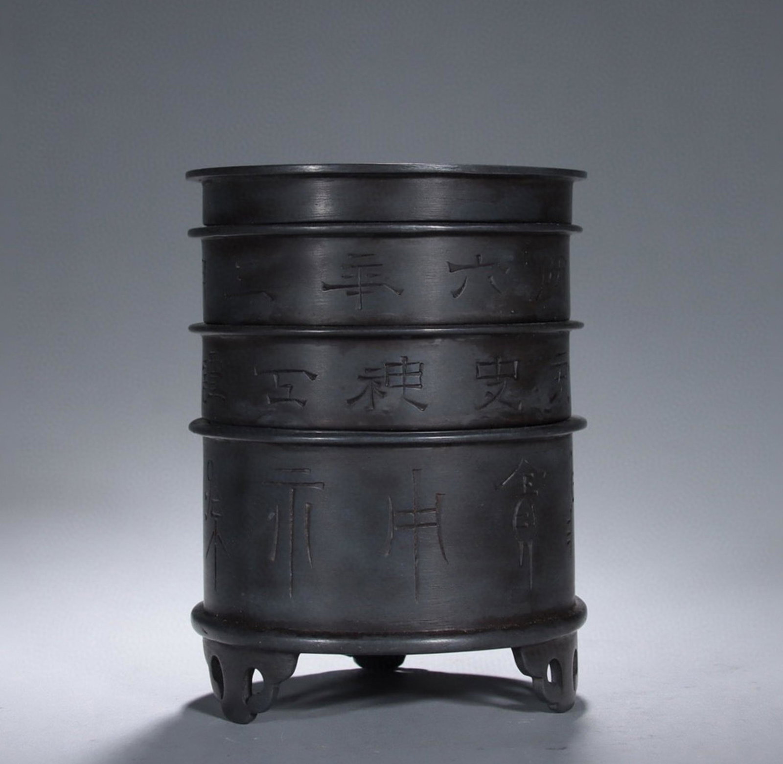 A Chinese Tin Incense Burner (1 of 9)