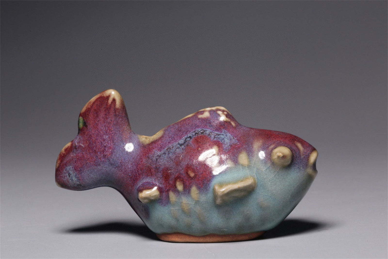 A Chinese Jun-Type Glazed Porcelain Water Drop (1 of 6)