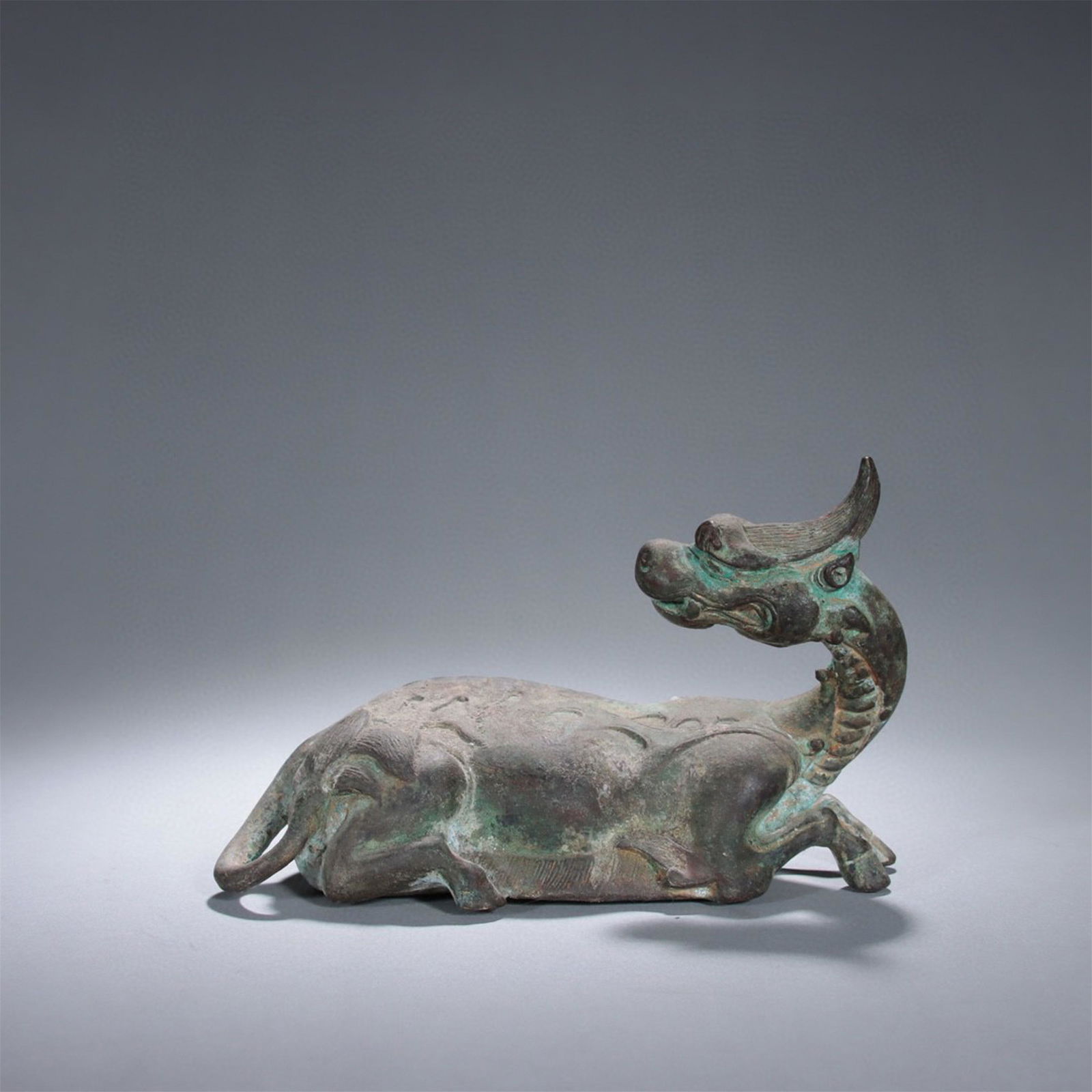 A Chinese Bronze Foo-Dog Paper Weight (1 of 9)