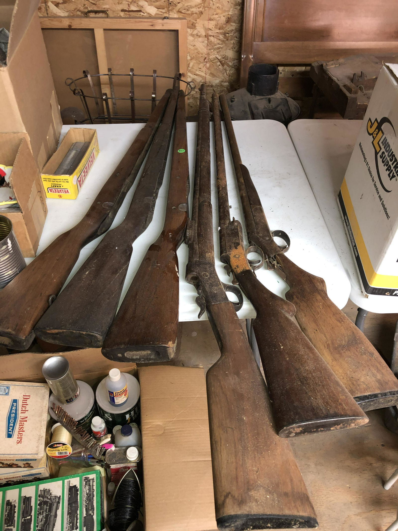 Antique parts guns: 6 guns