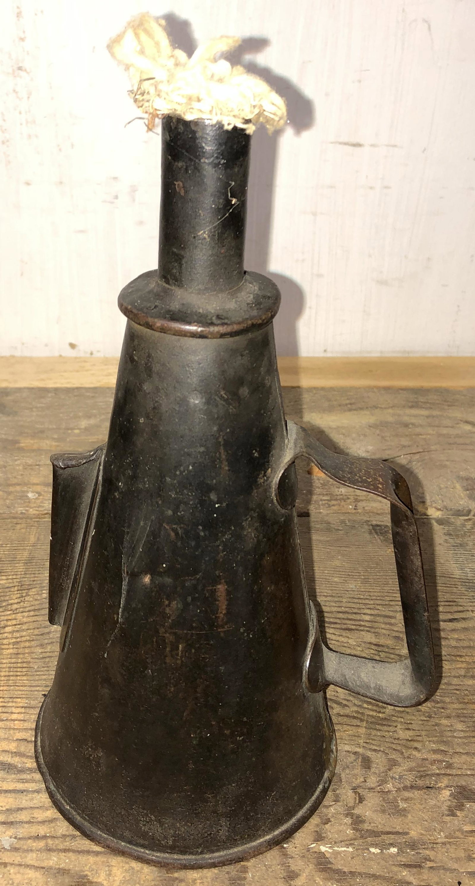 Johnson Railroad torch: Can't quite make out all of the letters on the bottom of the can, but part appears to be St. Paul, Southern Pacific